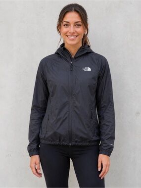 The North Face  Hooded Windbreaker Jacket Women’s Lightweight Packable Outdoor